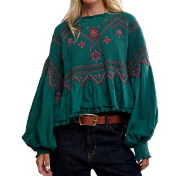 Free People Tops - Free People Holly Long Sleeve Top